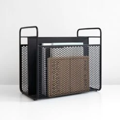 Analog Black Magazine Rack