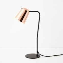 Dobi Black And Copper Table Lamp