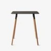 Quad Black Rectangular Side Table
