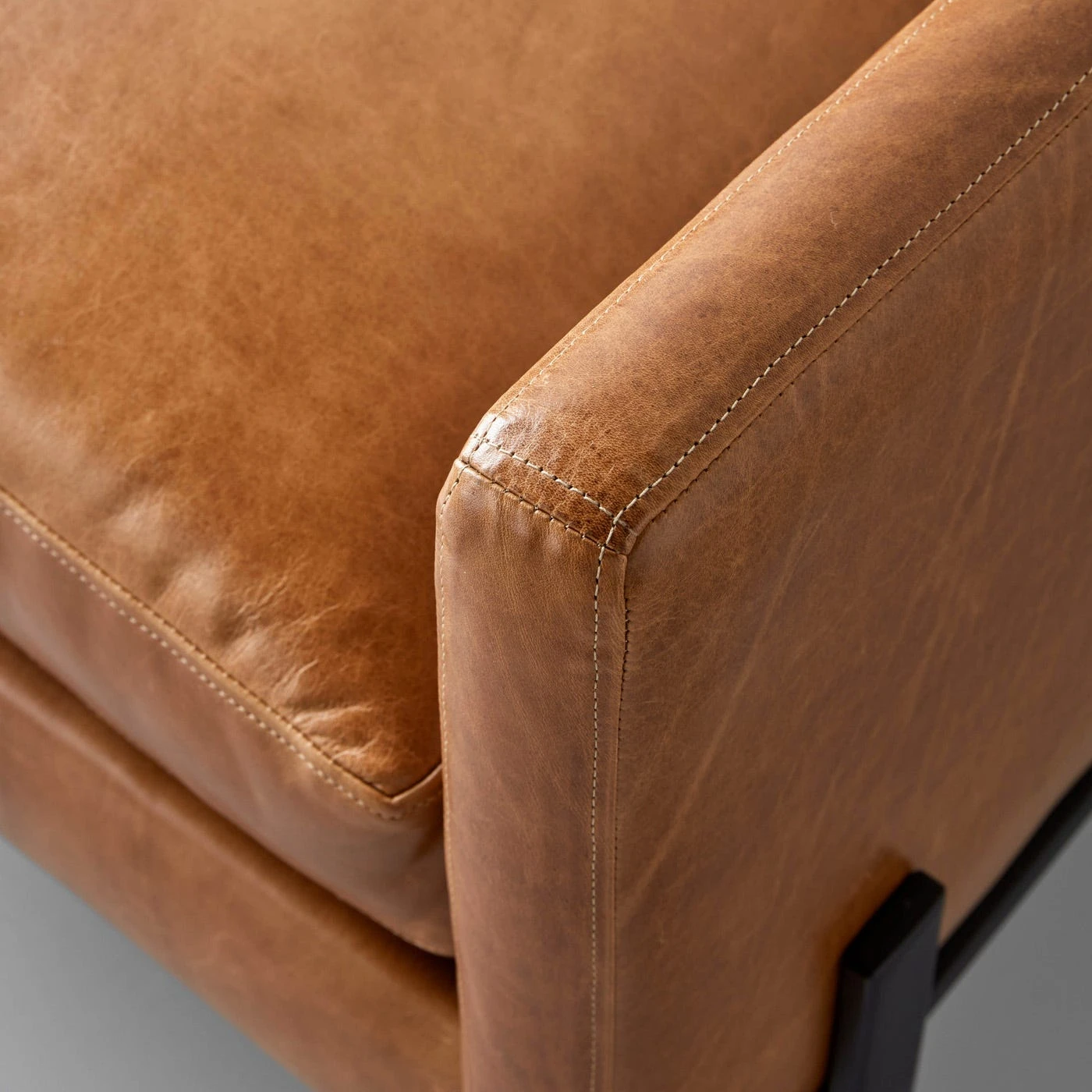 Gunnison Cognac Leather Chair - Image 6