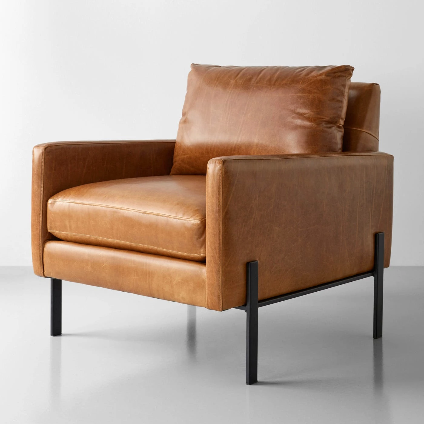 Gunnison Cognac Leather Chair