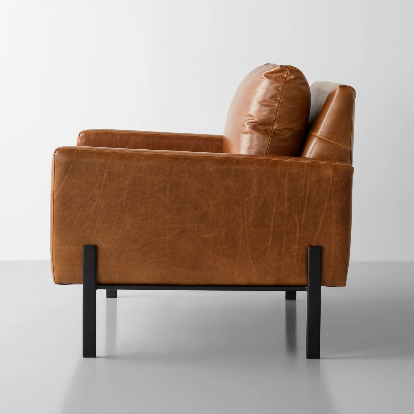 Gunnison Cognac Leather Chair - Image 3