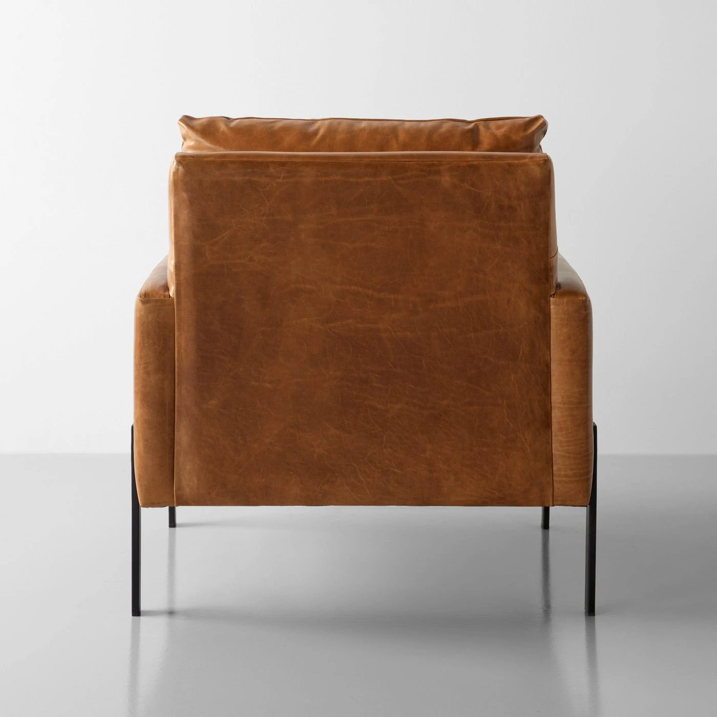 Gunnison Cognac Leather Chair - Image 4