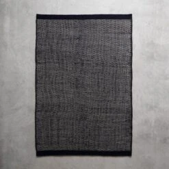 Loop Black Rug 5'7" X 7'9"