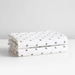 Sashi Geo Navy Sheets