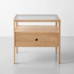 Spindle Oak Nightstand