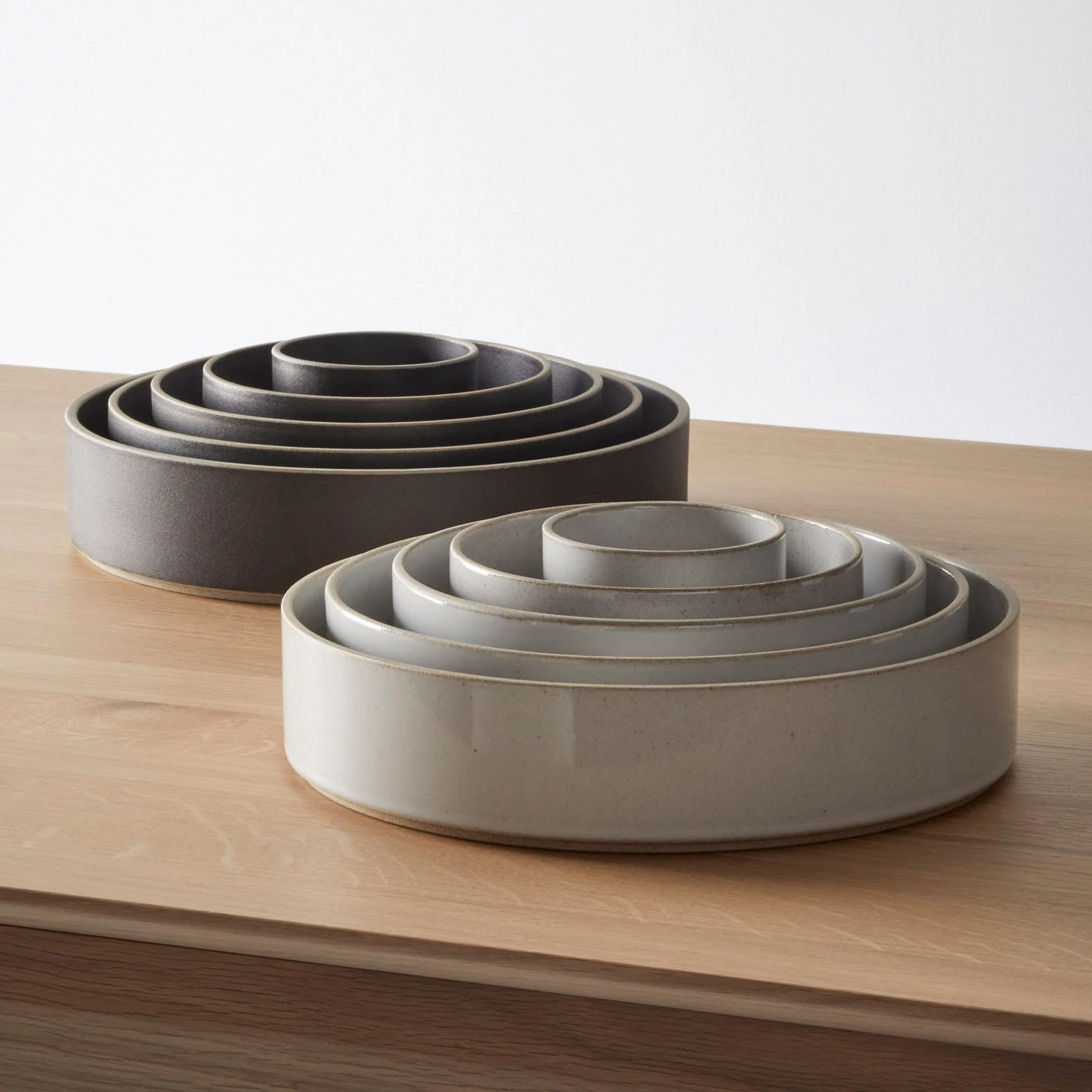 Hasami Gloss Gray Bowl Set Of 5 - Image 6