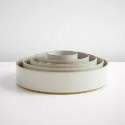 Hasami Gloss Gray Bowl Set Of 5
