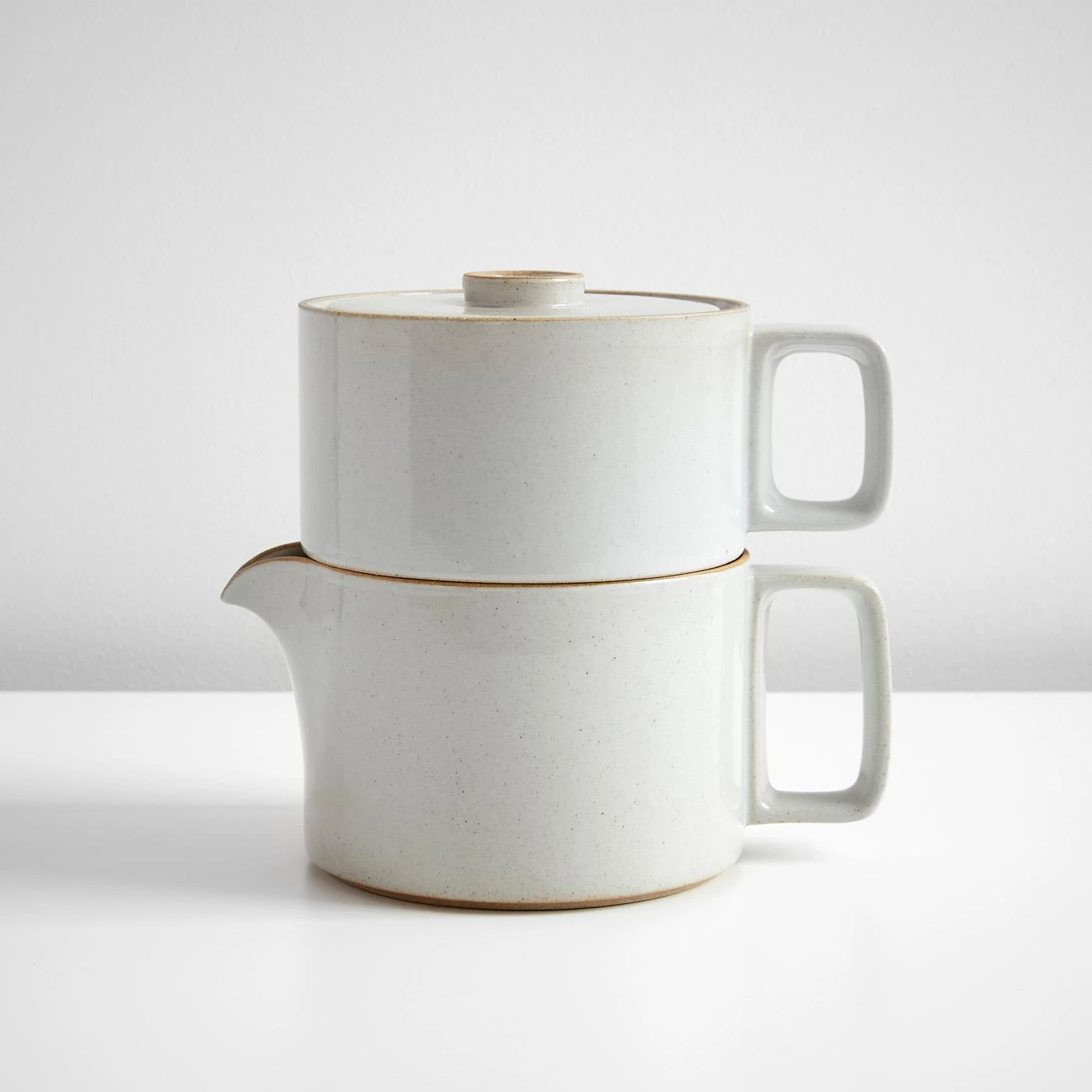 Hasami Gloss Gray Coffee Dripper - Image 3