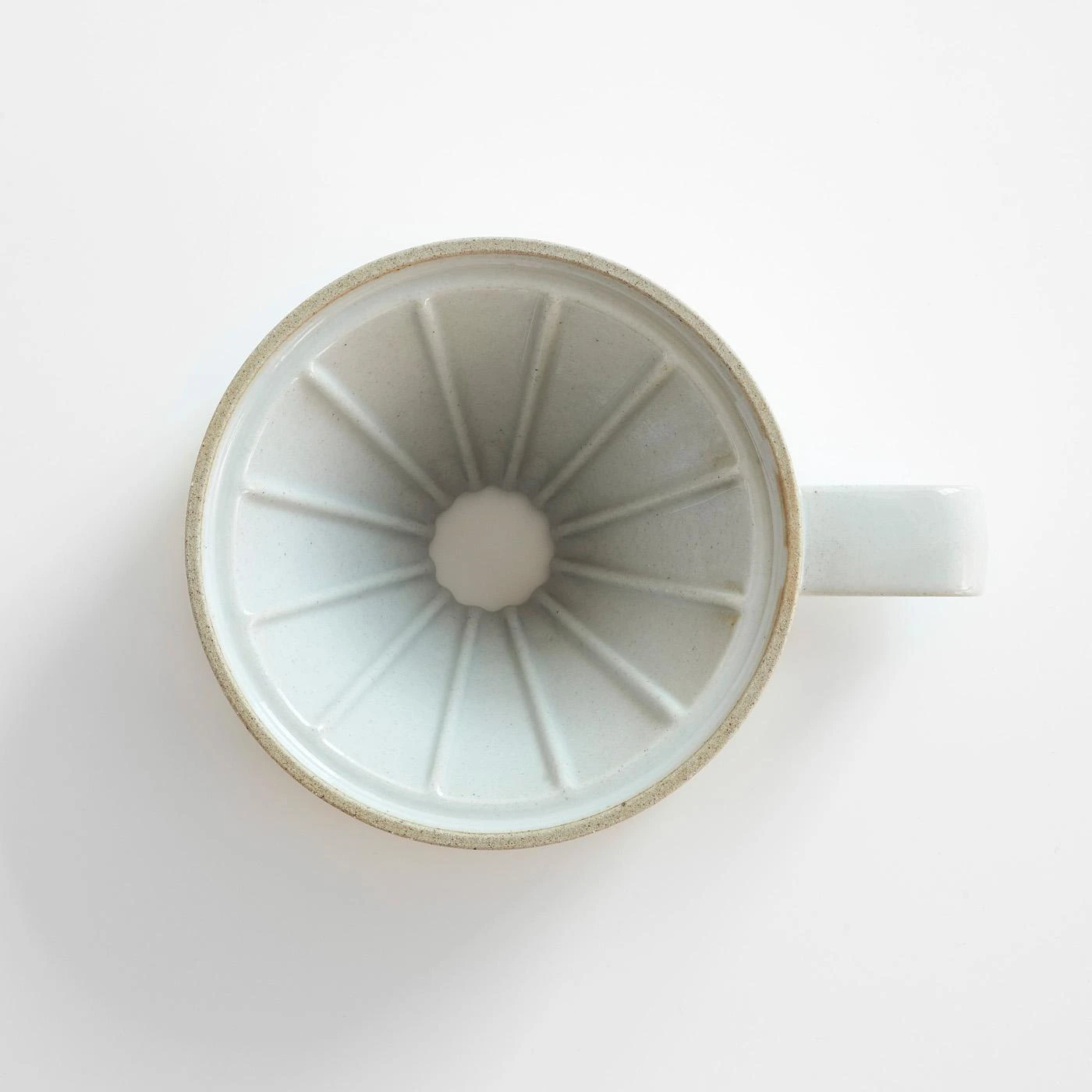 Hasami Gloss Gray Coffee Dripper - Image 2