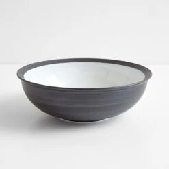 Rim Black Bowl 8.75"