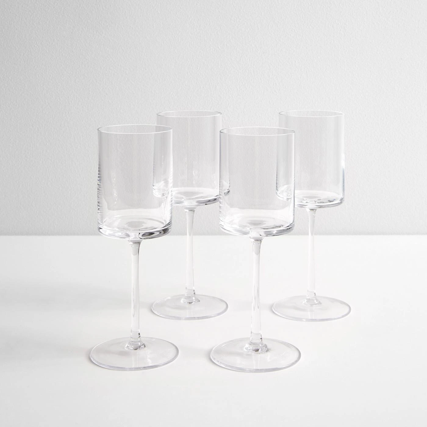 LSA International Otis White Wine Glasses Set Of 4 - Image 2