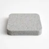 Cork Gray Coasters Set Of 4