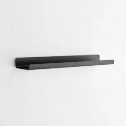 Modo Black Small Wall Shelf