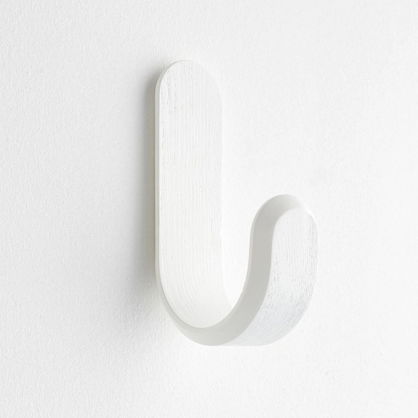 Curve White Wall Hook