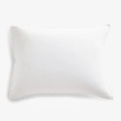 White Linen Pillowcase Set