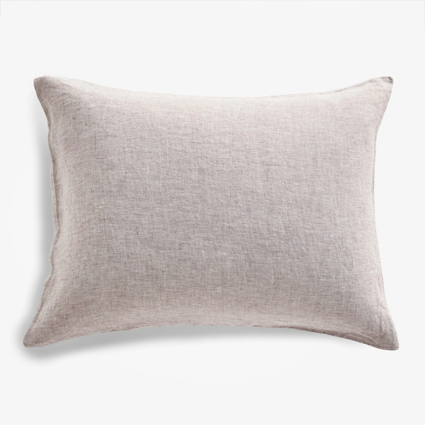 Burgundy Chambray Linen Pillowcase Set