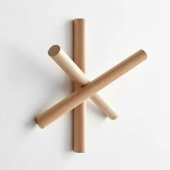 Logs Natural Beech Coat Hanger