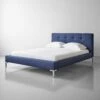 Wells Linen Navy Bed