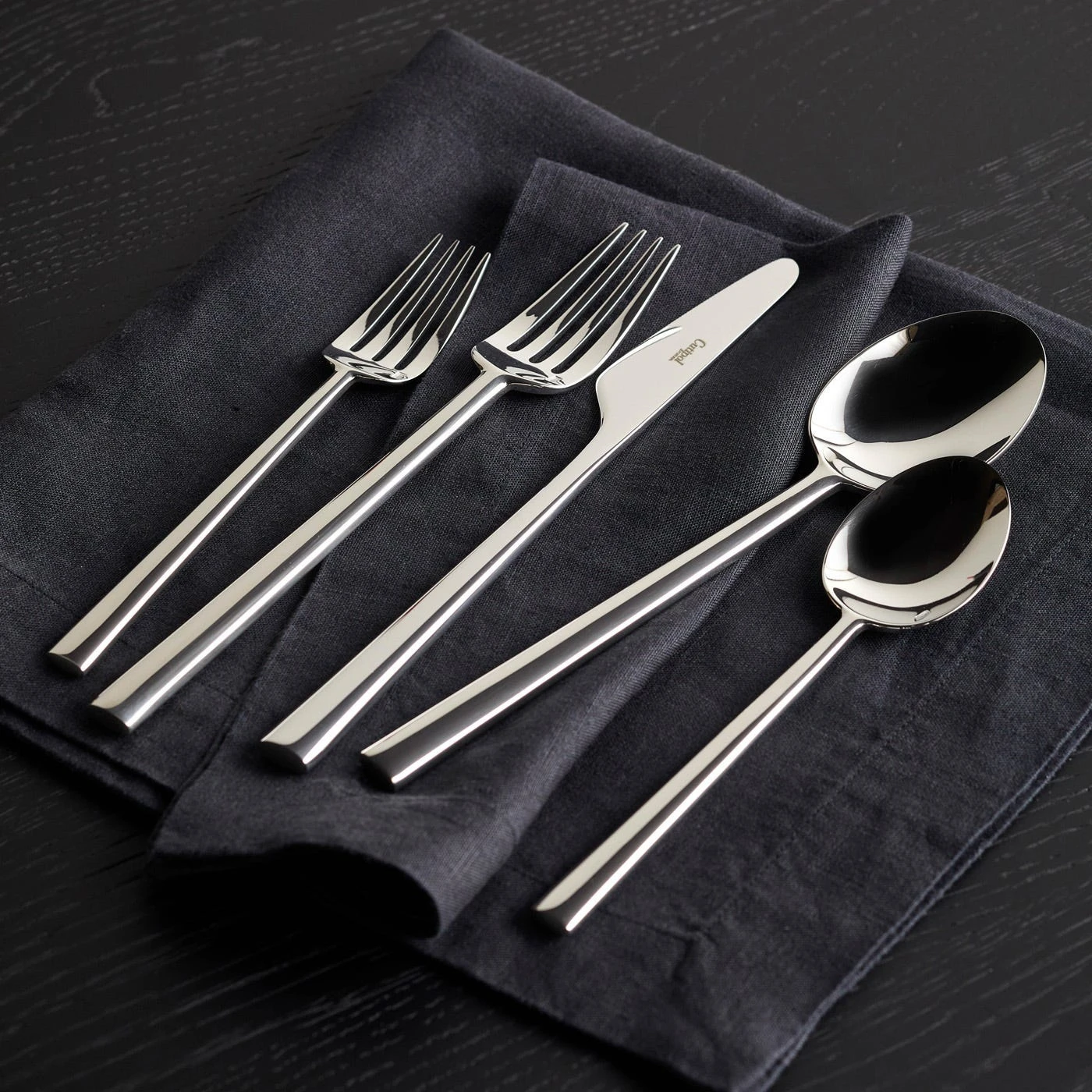 Linen Black Napkin 8pc Bundle - Image 5