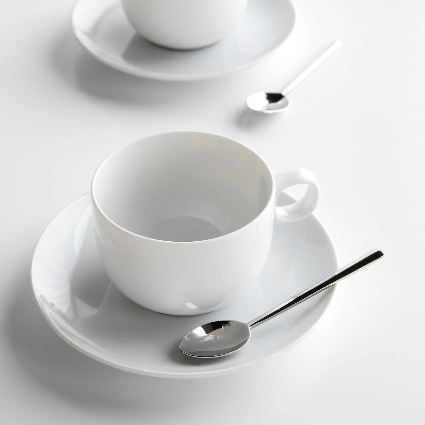 Moon White Coffee Saucer - Image 2