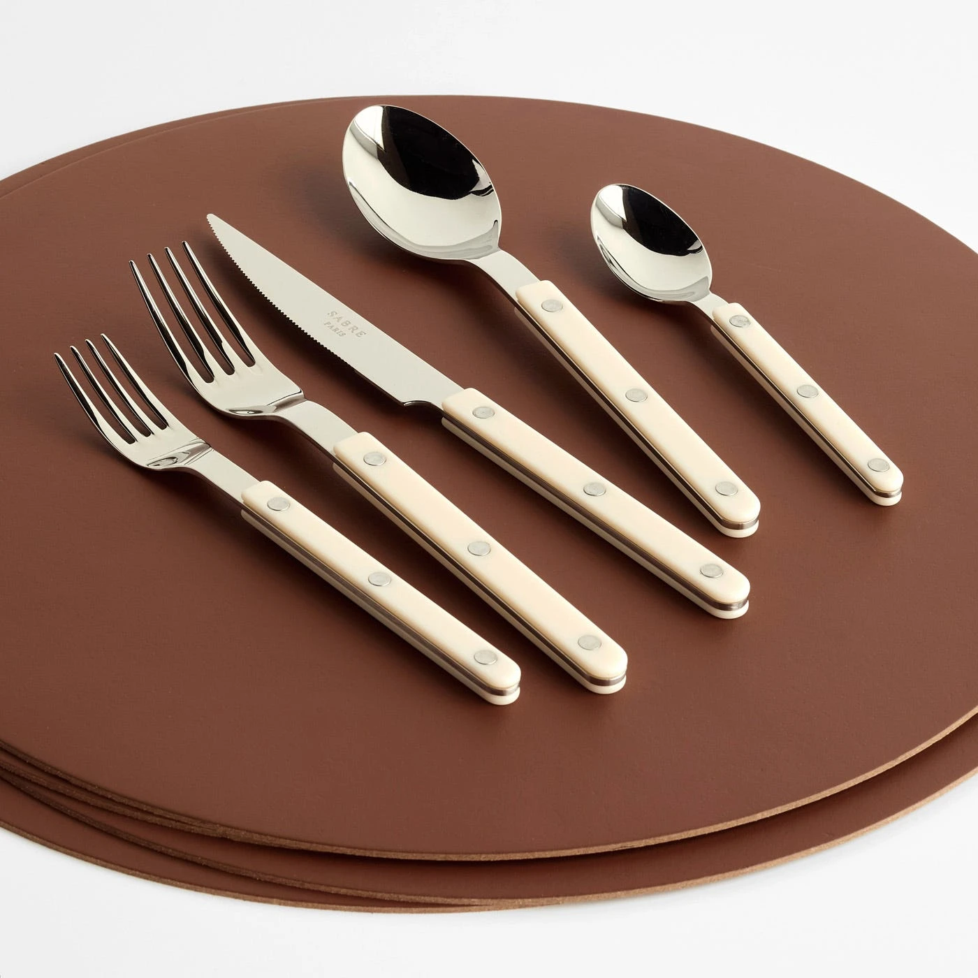 Bistro Ivory 5pc Flatware Set - Image 4