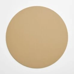 Dot Sand Round Leather Placemat