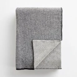 Birds Eye Tweed Knit Throw Blanket