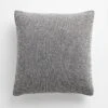 Birds Eye Tweed Knit Throw Pillow Cover 18" X 18"