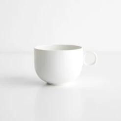 Moon White Coffee Cup