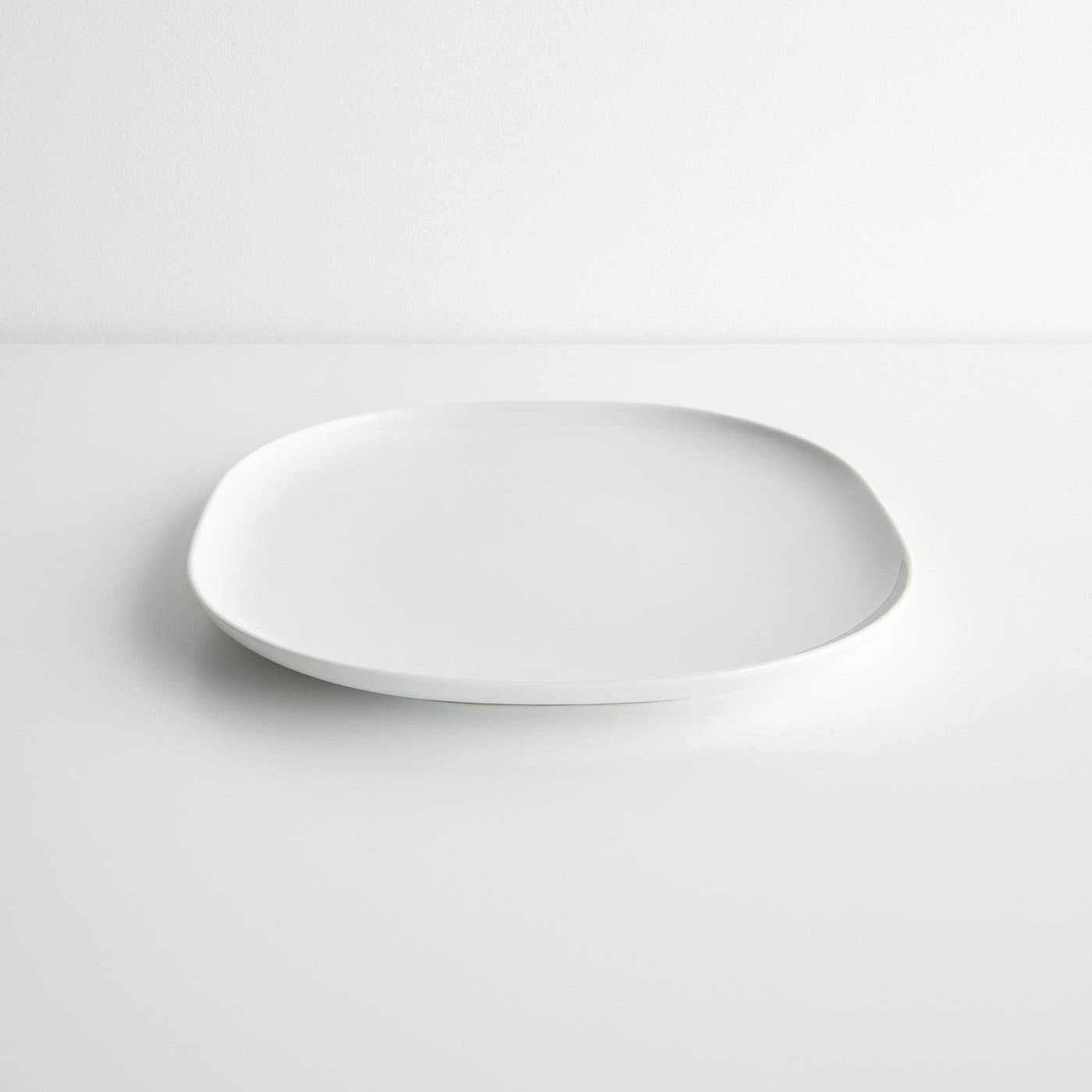 Moon White Square Platter