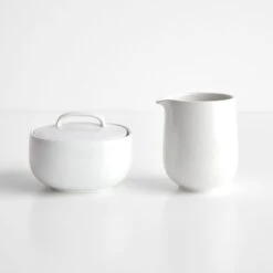 Moon White Sugar Bowl