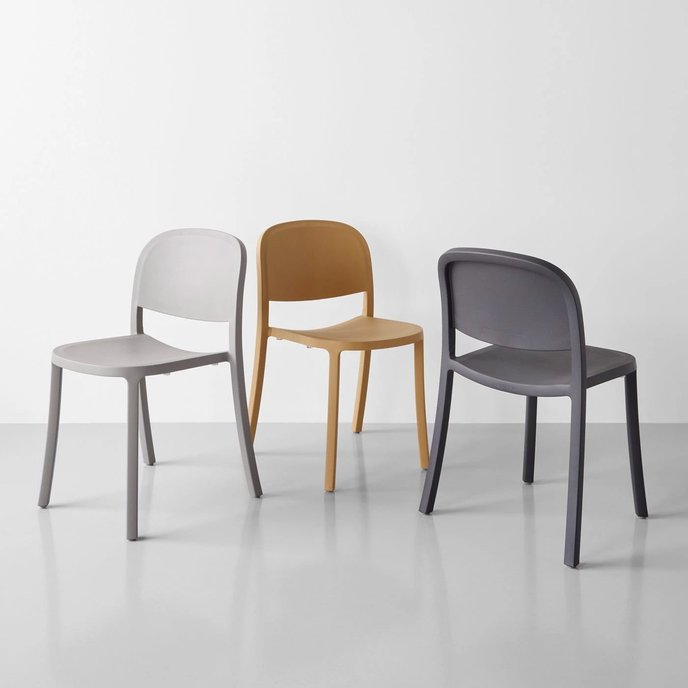 1 Inch Sand Reclaimed Stacking Chair - Image 6