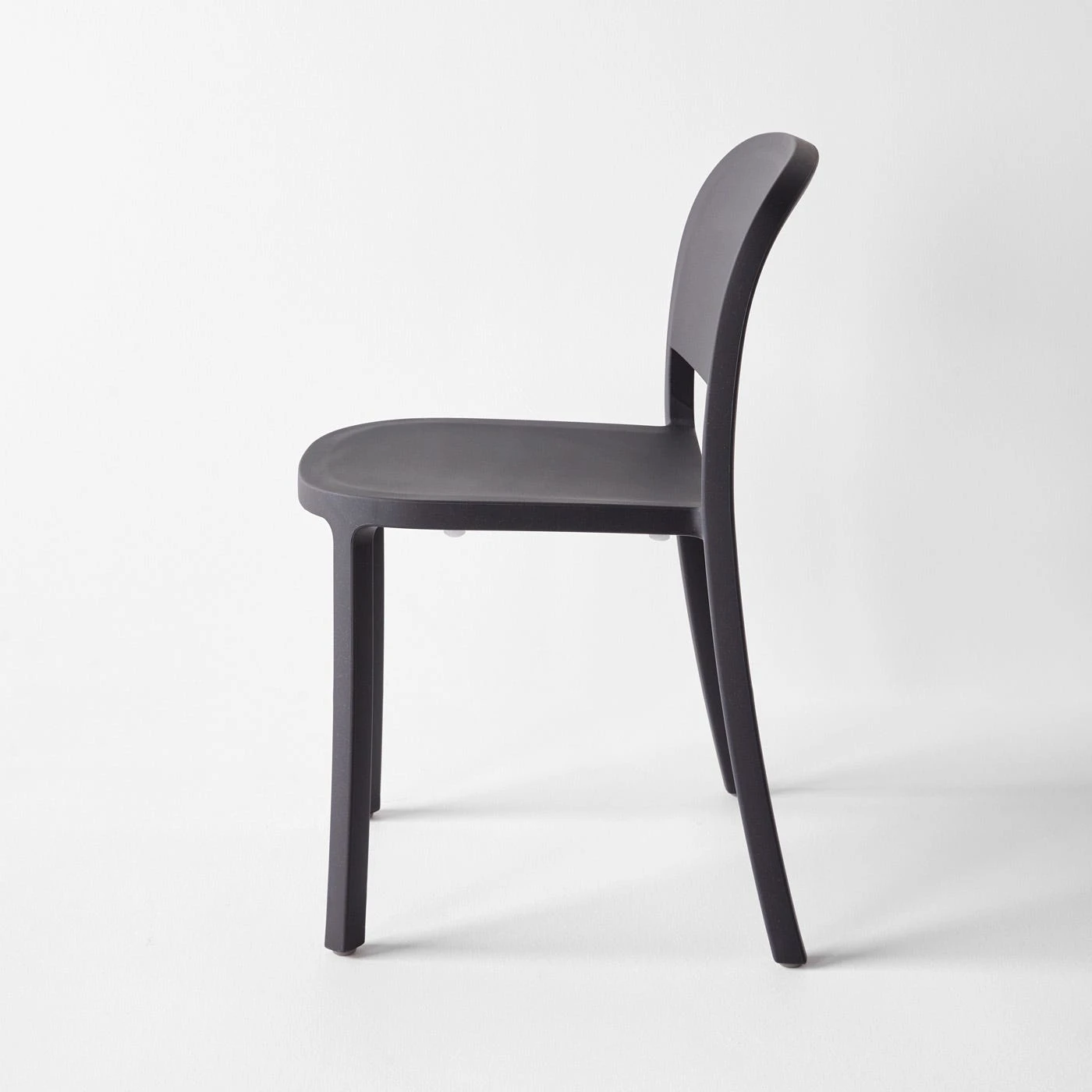 1 Inch Dark Gray Reclaimed Stacking Chair - Image 2