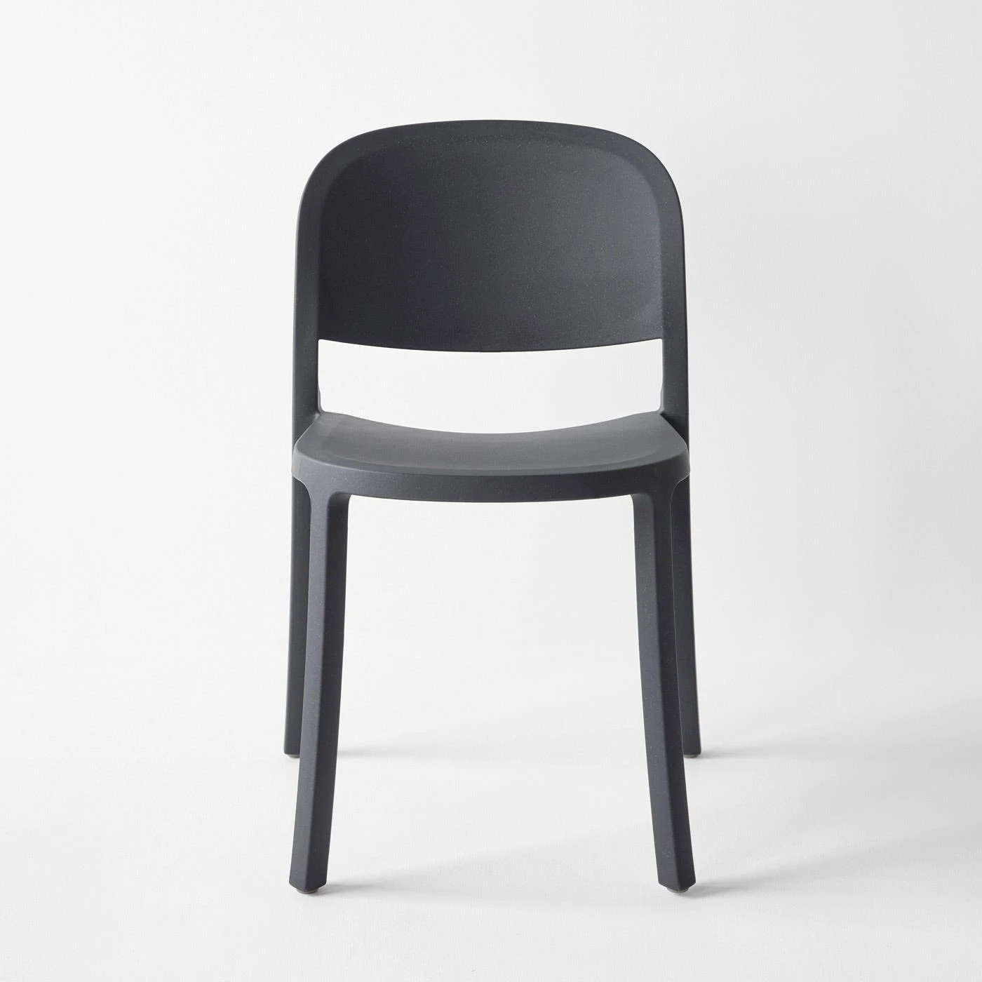 1 Inch Dark Gray Reclaimed Stacking Chair - Image 3