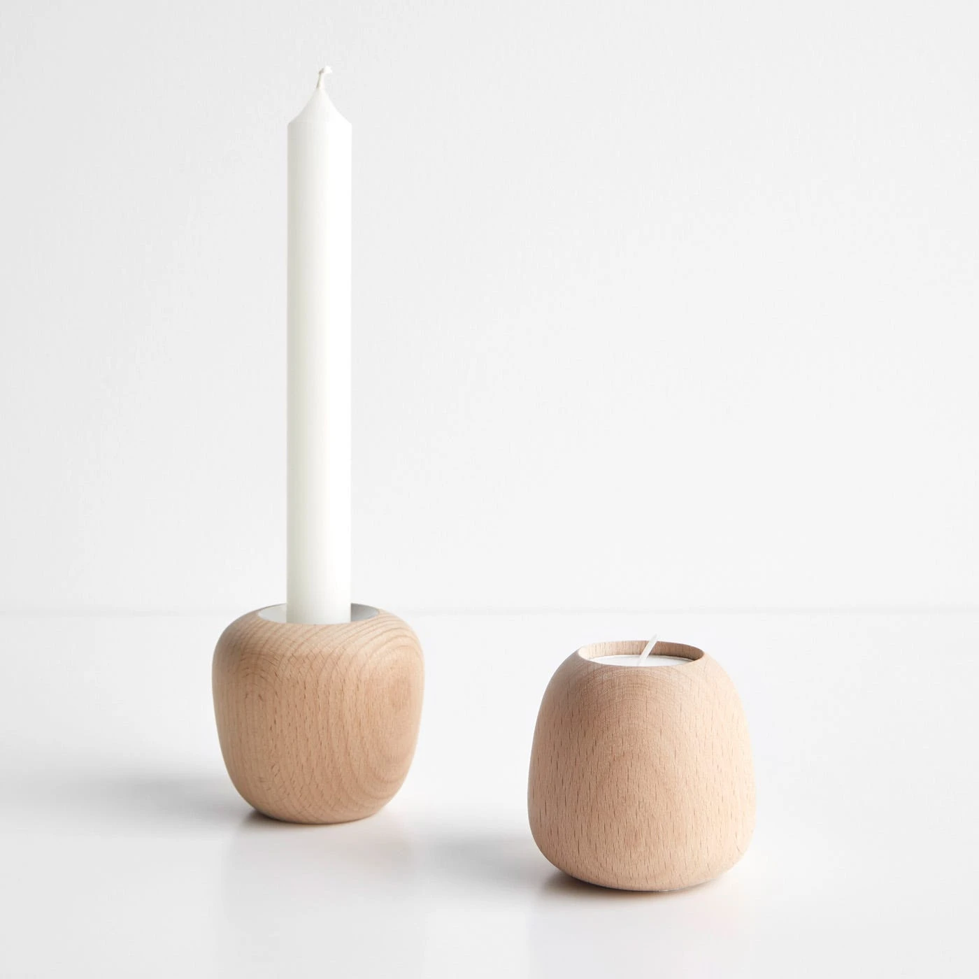 Ora Beech Small Candleholder - Image 2