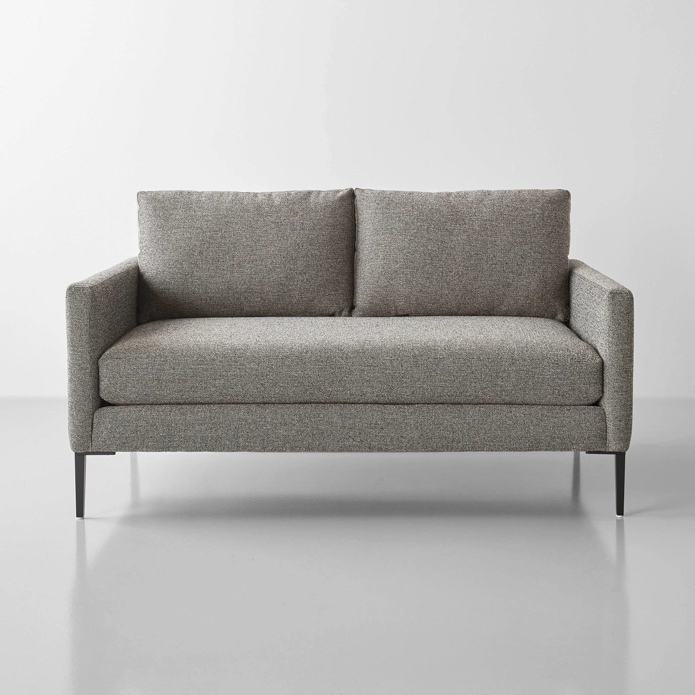 Talman Tweed Black Loveseat 59"