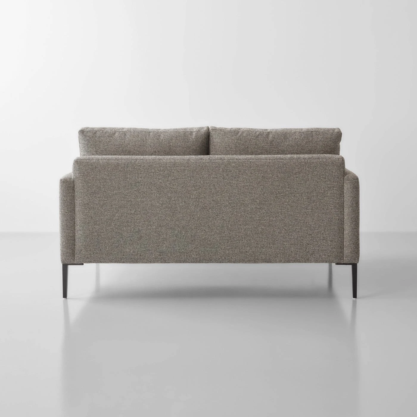 Talman Tweed Black Loveseat 59" - Image 3