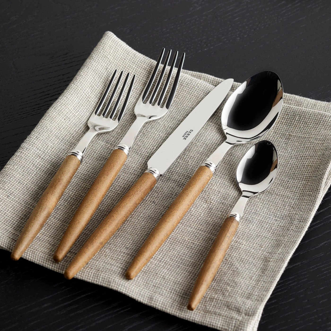 Jonc Dark 5pc Flatware Set - Image 6