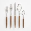 Jonc Dark 5pc Flatware Set
