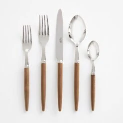 Jonc Dark 5pc Flatware Set