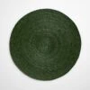 Onda Green Round Placemat