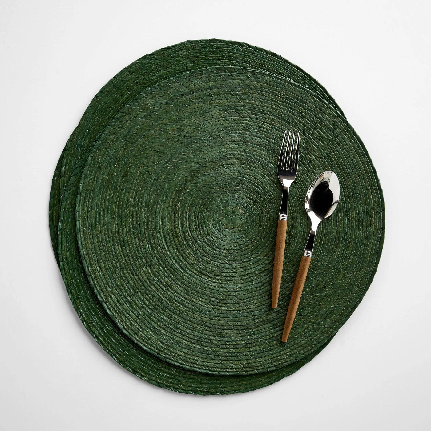Onda Green Round Placemat - Image 3