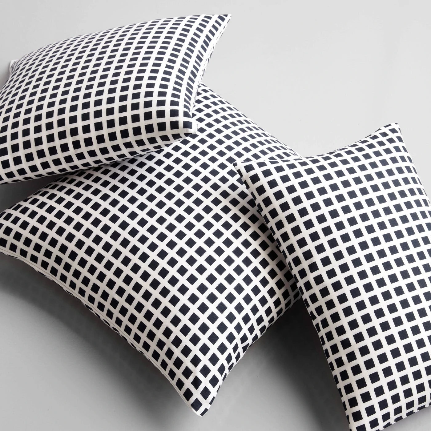 Tiles Black Throw Pillow Cover 17" X 17" - Image 2