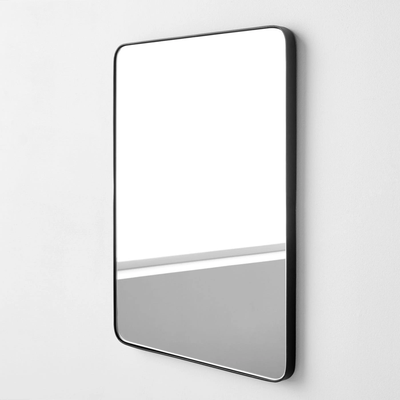 Black Rectangular Wall Mirror 18" X 24" - Image 3