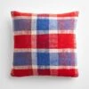 Rebia Plaid Throw Pillow Cover 17" X 17"