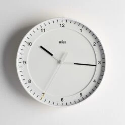 Braun BC17 White Wall Clock