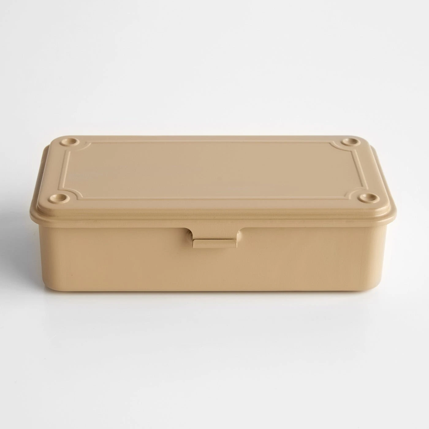 Toyo Steel Beige Stackable Storage Box 7.9" - Image 2