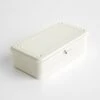 Toyo Steel White Stackable Storage Box 7.9"