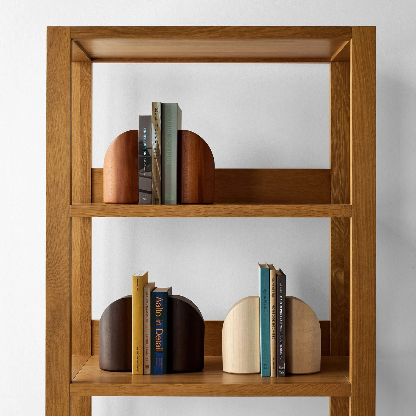 PI Dark Mahogany Brown Bookends Set Of 2 - Image 6